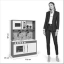 Ver imagem 7 de Cozinha Infantil em Mdf com Refrigerador Diana Cinza - Ofertamo