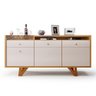 Buffet Aparador Sollare com 2 Portas e 2 Gavetas Cinamomo/off White - Hb Móveis - 6