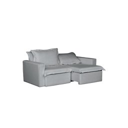 Sofá Cama Casal Retrátil e Reclinável em Linho Sofatec - 2