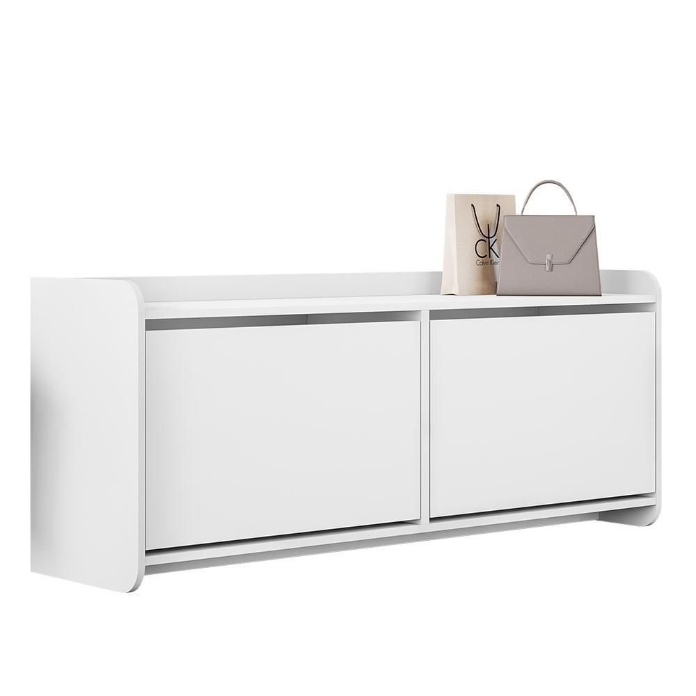 Sapateira Calçadeira Recamier Dália Branco - Casa D | MadeiraMadeira
