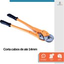 Ver imagem 5 de Alicate de Corte Cabo de Aço 24 Polegadas até 14mm - Starfer