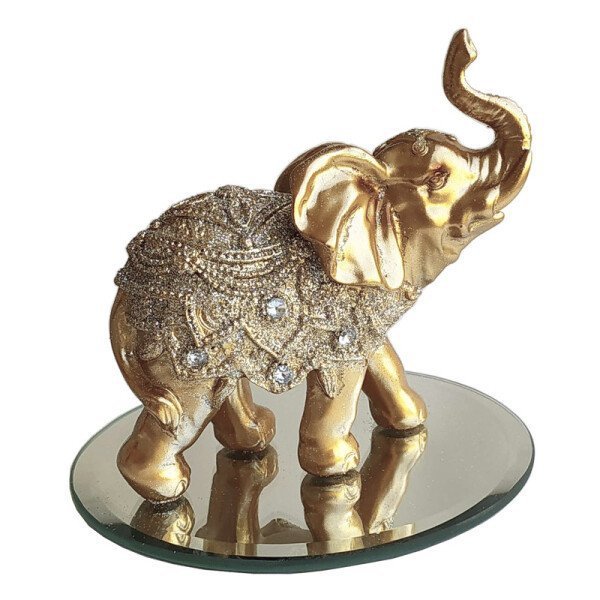 Elefante Decorativo Resina C/ Base De Espelho Indiano Sorte é boa?