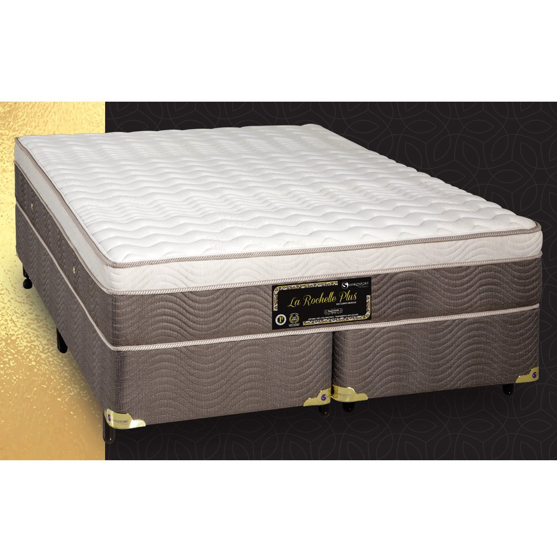 Colchão Sankonfort La Rochelle Casal 1,38 Mola Superlastic 27cm