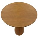 Ver imagem 3 de Mesa Lateral Torneada Tampo Redondo Ø42 - Amêndoa