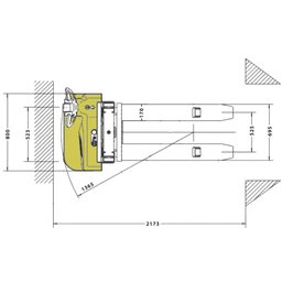 Empilhadeira Elétrica MEE 1.0 Ton x 3500 Menegotti - 4