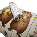 Ver imagem 3 de Jogo de Cama Joy Capivara Solteiro 70% Algodão e 30% Poliéster Malha Pérola