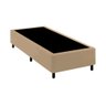 Base Cama Box Premium Solteiro Comum Bege - 1