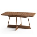 Ver imagem 5 de Conjunto de Jantar 160cm + 6 Cadeiras Lou Estofadas Areia Nf