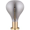 Ver imagem 1 de HOME&CO LUZ LUMINÁRIA DE MESA 53x40x40cm VIDRO CINZA