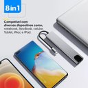 Ver imagem 4 de Adaptador Hub Type C 8x1 Hdmi 4k, Lan, Usb 3.0, Leitor SD para Macbook
