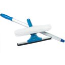 Ver imagem 1 de Rodo Limpa Vidros Combinado com Capa de Microfibra 25cm e Cabo 50cm