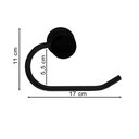 Ver imagem 4 de Kit Acessórios para Banheiro Luxo 4 Peças em Metal Preto