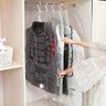 Organizador Saco à Vácuo C/ Cabide Viagem Roupa Blusa Casaco Protetor Anti Mofo Inseto Poeira Clink - 5