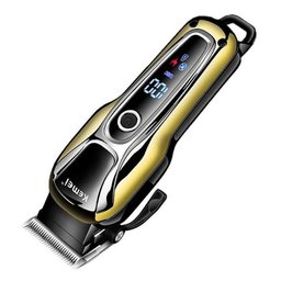 Maquina Cortar Cabelo sem Fio Turbo Profissional Kemei - 5