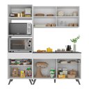 Ver imagem 6 de Armário de Cozinha Compacta 3 Peças Mp3694.964 Veneza Multimóveis Branco