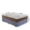 Base Box Baú Bipartido King 193x203 Suede Cinza com Colchão Relax Adorabile Molas Ensacadas - 2