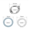 Ver imagem 2 de Porca Fixação Inox Monocomando Ferradura 31,5mm sobre Aperto Duplo Parafuso - 4044ferinx Importfix T