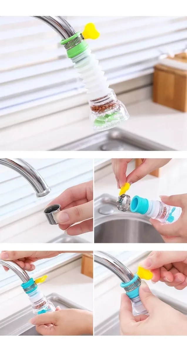 Bico Arejador Articulado para Torneira com Extensor - 1