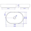 Ver imagem 5 de Cuba de Apoio Deca 60x40 L.14060.17 Oval Branca