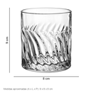 Ver imagem 5 de Jogo 6 Peças Copo de Cristal 300ml Transparente 9x8x8cm Água Suco Drinks Bar