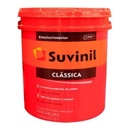 Tinta Acrílica Premium Clássica Fosco Branco Neve 20 Litros - 5