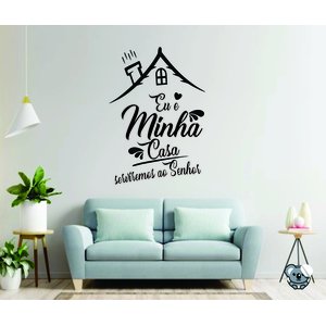 Adesivo de Parede Eu e minha casa serviremos ao senhor