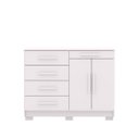 Ver imagem 2 de Cômoda Sapateira 5 Gavetas Sirius - Aurum:branco