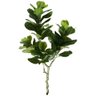 Planta Artificial Caules Ficus Lyrata para Decoração Realista - 5