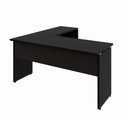 Ver imagem 5 de Mesa Escrivaninha em L 135cm x 150cm Pés Painel F5 Office Cor:Preto