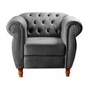 Ver imagem 2 de Sofá Nobreza Poltrona Chesterfield Vintage Retrô Clássico