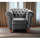 Ver imagem 1 de Sofá Nobreza Poltrona Chesterfield Vintage Retrô Clássico