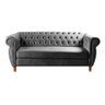 Sofá Nobreza Poltrona Chesterfield Vintage Retrô Clássico - 5