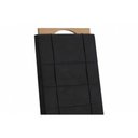 Ver imagem 5 de Conjunto: Mesa de Cozinha Graviola Tampo Madeirado C/ Vidro 80x120cm e 4 Cadeiras 2cad150 Nogueira/