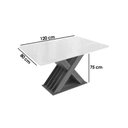 Ver imagem 2 de Conjunto: Mesa de Cozinha Graviola Tampo Madeirado C/ Vidro 80x120cm e 4 Cadeiras 2cad150 Nogueira/