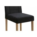 Ver imagem 4 de Conjunto: Mesa de Cozinha Graviola Tampo Madeirado C/ Vidro 80x120cm e 4 Cadeiras 2cad150 Nogueira/