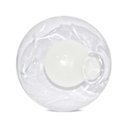 Ver imagem 2 de Globo Lustre Bolinha Em Vidro Transparente Harmony 12x12 cm