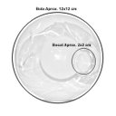 Ver imagem 3 de Globo Lustre Bolinha Em Vidro Transparente Harmony 12x12 cm