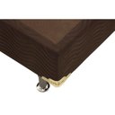 Ver imagem 3 de Cama Box Base Queen Universal Suede Brown (158x198x30) - Ortobom