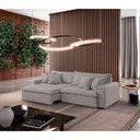 Ver imagem 1 de Sofá Cama 2,10m Zen Veludo com Molas Meu Sofá Online