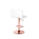 Ver imagem 3 de Banqueta Giratória Confort- Branca | Rosé Gold