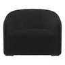 Poltrona Decorativa Julia Suede Preto - Lm Decor - 2