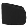 Poltrona Decorativa Julia Suede Preto - Lm Decor - 3