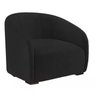 Poltrona Decorativa Julia Suede Preto - Lm Decor - 1
