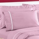 Ver imagem 3 de Lençol casal com elastico Naturalle - Rosa
