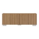 Ver imagem 5 de Rack para Tv até 50 Polegadas com 4 Portas Multimóveis Mp1072 Rustic/branco