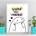 Ver imagem 2 de Quadro Decorativo Volte Sempre 45x34cm:Madeira branca