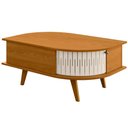 Ver imagem 5 de Kit Aparador para Sala Tamar e Mesa de Centro Orgânica Leda M07 Cinamomo Off White - Lyam Decor