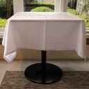 Ver imagem 3 de Toalha de Mesa Isabelle Quadrada Branco - Algodão, 150x150cm