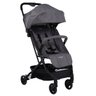 Carrinho de Bebê Passeio com Bebê Conforto Gama Travel System 4 Rodas 0 a 15 Kg Berço Recliná - Cinz - 2