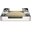 Ver imagem 2 de Porta Sabonete de Banheiro Saboneteira Parede Inox F.elg